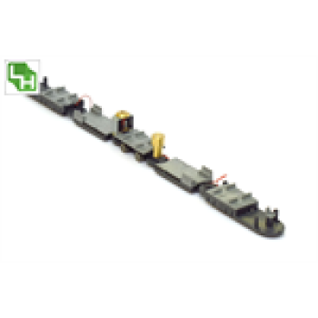 H0 Halling Ersatzteile Antrieb für Berlin, Flexity 5teilig, Motor 1, MEM 651, vollverdrahtet, Rad- D= 8mm, etc......................
