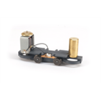 H0 Halling Ersatzteile Antrieb mit stehenden Motor, 9mm Rad,  12V, Achstand 21,7mm, Rad- Durchmesser 9mm, H0, etc...........................
