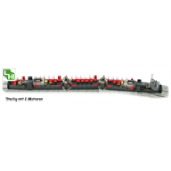 H0 Halling Ersatzteile Fahrwerk ULF Wien 5teilig, mit Antrieb, und Inneneinrichtung, fünfteilig, Motor 2, 12V, ein Haftreifenachse, voll verdrahtet, NEM 652, Raddurchmesser 8mm, etc..................... -