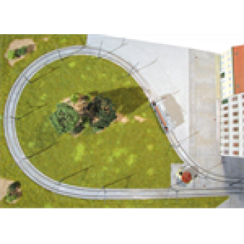 A Halling Gleismaterial Schienenverkleidung Umkehrschleife, MR= 215mm, Halbkreis, etc.............................