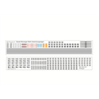 H0 Halling Decals Decals Decal neutrale Reko- Wagen Berlin zweirichter, Trieb- Beiwagen, etc...................