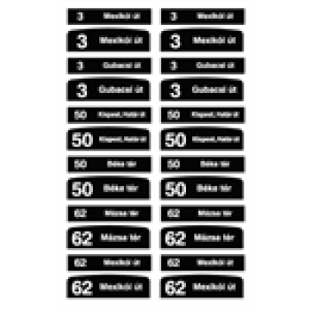 H0 Halling Decals Decals Hu Decal für TW6000 Budapest 1 Version, Bogen 1, etc.........