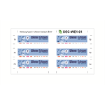 H0 Halling Decals Decals für Woener E1 Modelle" Eistraum 2015 ", etc..............