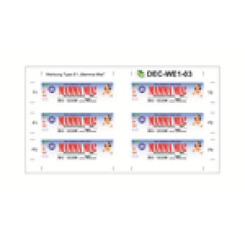 H0 Halling Decals Decals für Wiener E1 Modelle " Musical ", etc...........