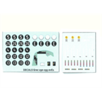 H0 Halling Decals Decals Decal für Graz " E1 ", Nr. 291- 292, Bogen 2, etc..........