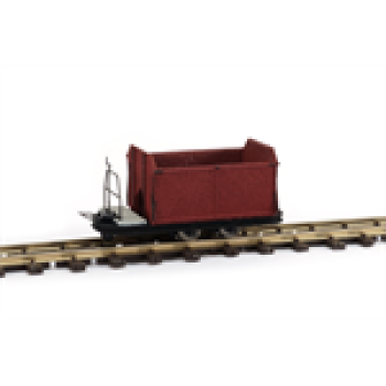 H0e Bahnfahrzeuge Güterwagen Loren mit Metallaufbau, Bremserbühne, oxidrot, 2A, etc......................