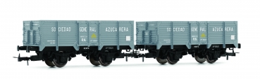 H0 E RENFE Güterwagen- Set, 2teilig, off., 2A,  " Unificados "
