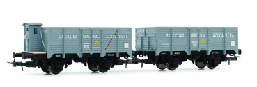 H0 E RENFE Güterwagen- Set, 2teilig, off., 2A,  " Unificados "