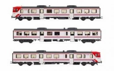 H0 E RENFE Dieseltriebwagen Reihe 92, 4A, 3teilig, 4A, Ep.VI, Sound, " Cercanias "