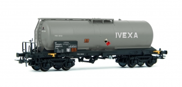 H0 E RENFE Kesselwagen, 4A, Ep., grau , " Camsa "
