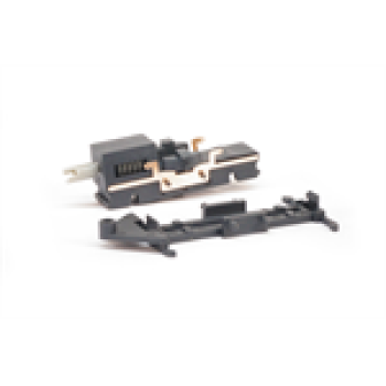 Halling Ersatzteile Drehgestell Achsstand 19,7mm ohne Achsen, komplett mit Kontakten, etc....................................