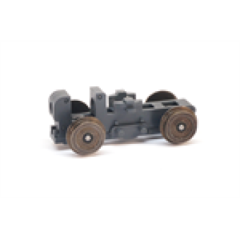 H0m Halling Ersatzteile Mitlauf- Drehgestell, Achsabstand 25,3mm, Vollradscheibe Rad- D= 9mm, etc...............................