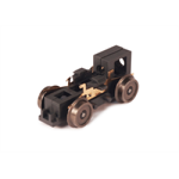 H0 Halling Ersatzteile Mitlauf- Drehgestell, Achsabstand 21mm, Rad-D= 8mm, komplett mit Kontakten, etc.....................
