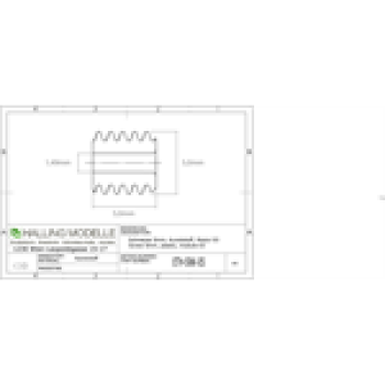 Halling Ersatzteile Schnecke 6mm, Kunststoff, Modul 03, AD= 6mm, Länge 5,4mm, Passend 1,5m Achse, Kunststoff, etc.....................