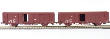 H0 D DB Güterwagen Gbs 258, ged., 2A, Ep.VI, braun