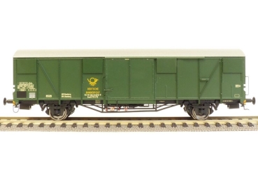 H0 D DPD  Güterwagen Post2ss- t/ 13,  Nr. 1, 2A, Ep.IV, grün