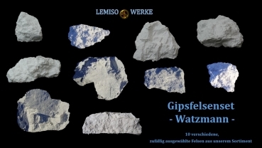 H0 Landschaftsgestaltung Gipsfelsenset, Teile 10, " Watzmann "