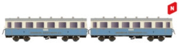 N D Bay Zugspitzbahn Personenwagen Set 2x, 4A, Ep.III, etc...................