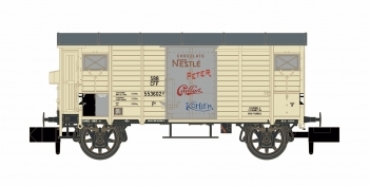 N Ch SBB Güterwagen K2, ged., 2A, Ep.II/ III, " NESTLE " etc................................................................