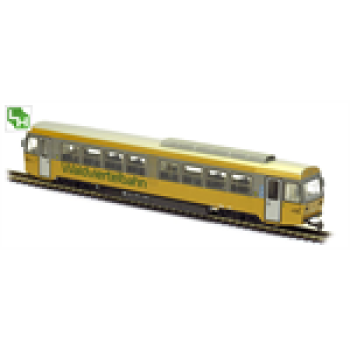 H0e, Bahnfahrzeuge Triebwagen NÖVOG VT8, gold, Waldviertelbahn, 4A, L=200mm, 12V, Motor 2,   etc.........................