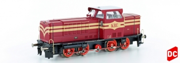 H0 KBE Diesellokomotive MaK 650, 4A, Ep.III, rot, Sound, Schnittstelle, dig., etc....................