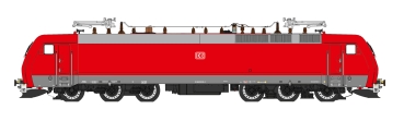 H0 D DB Elektrolokomotive Serie EG 3109, 6A, Ep.V- VI, verkehrsrot, R=2, R= 358mm, dig., Sound, etc.....................................