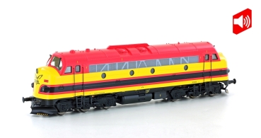 H0 Diesellokomotive NOHAB MY 1151 Eivel Ep.VI, gelb- rot, Sound, " Kansas City ", etc.............