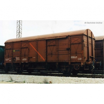 H0 E RENFE Güterwagen ged., 2A, Ep.IV, Zugschlußlicht LED, " Aislante ", etc..............