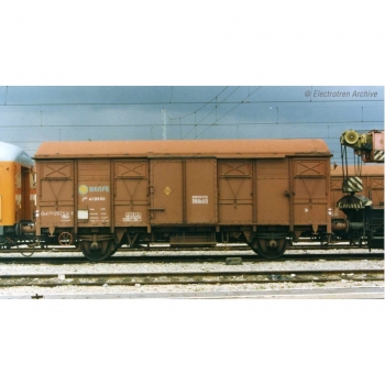 H0 E RENFE Güterwagen ged., 2A, Ep.IV, braun, Zugschlulicht LED,  etc..............