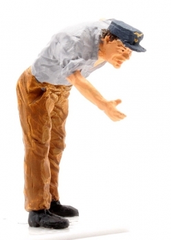 0 Figur WM Bahnfigur Gleisbauer streitend, 40mm, etc................................................