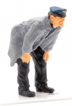 0 Figur WM Bahnfigur Eisenbahner im Kittel gebückt, 40mm, etc..............................................................................
