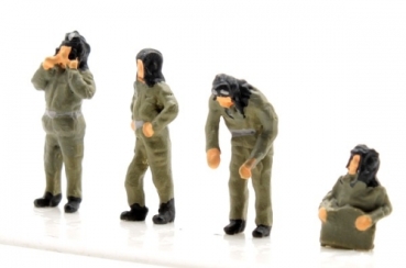 TT mili Figuren D DDR NVA WM Panzerbesatzung  St.4x, etc................................................................