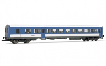 H0 F SNCF Beiwagen XR 6000, Kl.2, 4A, Ep.IV- V, blau- weiss