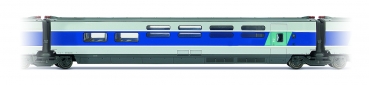 H0 F SNCF Mittelwagen TGV sud-Est, Bar,  2A, Ep.6, blau- grau metalic,