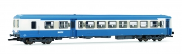 H0 F SNCF Beiwagen zu XR 6000  Kl.1, 2A, Ep.V, bleu