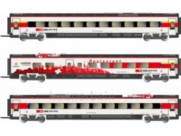 N Ch SBB Ergänzungs- set, 3teilig, RaBe 603, 4A, Ep.VI, etc.................................