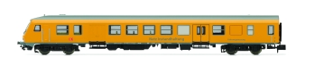 N D DB Bahndienstwagen, 4A, Ep.VI, L= 165mm, gelb,  " Fahrwegmessung ", etc.....................