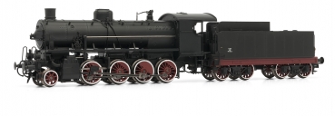 H0 I FS Dampflokomotive GR 740  ( Öllampen und Schneeräumer ) Ep.IV, L= 230mm,