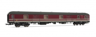 H0 I FS Gepäckwagen Typ X 68,  4A,  Ep.IV,  Stahltüren,   rot,