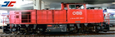 H0 A ÖBB Diesellokomotive BR 2070.074, 4A, Ep.VI, Gehäuse rot, Fahrgestell schwarz, Wortmarke, etc............