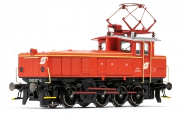 H0 A ÖBB Elektrolokomotive BR 1062.010, Ep.IV,  blutorange, Logo, " Pflatsch ", etc...............