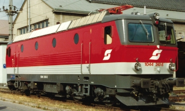 N A ÖBB Elektrolokomotive RH 1044 240, " Valousek Design ", 4A, Ep.V, R= 2, verkehrsrot/ hellgrau, dig., Sound, etc.......................................................