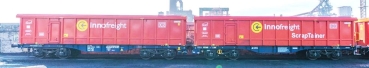 H0 D DB Containertragwagen SGGRRS 4A, Ep.V I, Innofreight, R3. etc........................................................................