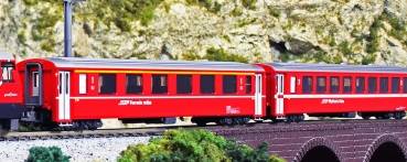 N Ch RhB Personenwagen Set St.4x, EW I, Set A, 4A, Ep.V- VI, R=1, R= 192mm, etc...................................................................
