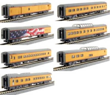 N USA Personenwagen Set 7, 4A, Ep.V- VI, R= 2= 228mm, etc...................................................................