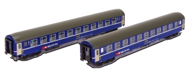 N Ch SBB Schlafwagen RIC Set 2x, 4A, Ep.V- VI, BCM, etc............