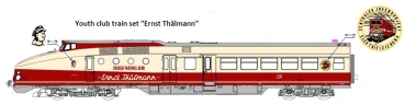 H0 D DDR DR Dieseltriebwagen VT 18,16, VR 175, Teilig- 4, 4A, Ep.IV, E 2, E= 358mm, " E.Thälmann ", etc...........................................................