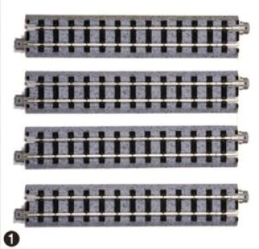H0e Schmalspur Gleismaterial gerade L=124mm, etc................................................................................
