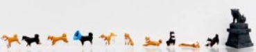 H0 Figuren Shiba Hunde, etc...................................................................................