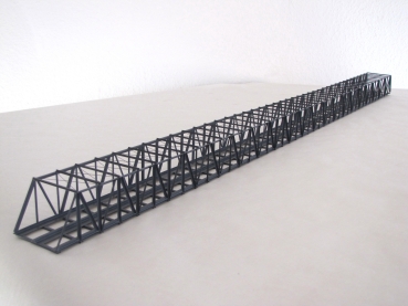 N KN 105 2 Lange Kastenbrücke grau 105x 6x 4,8cm,  2-gleisig, etc............................................